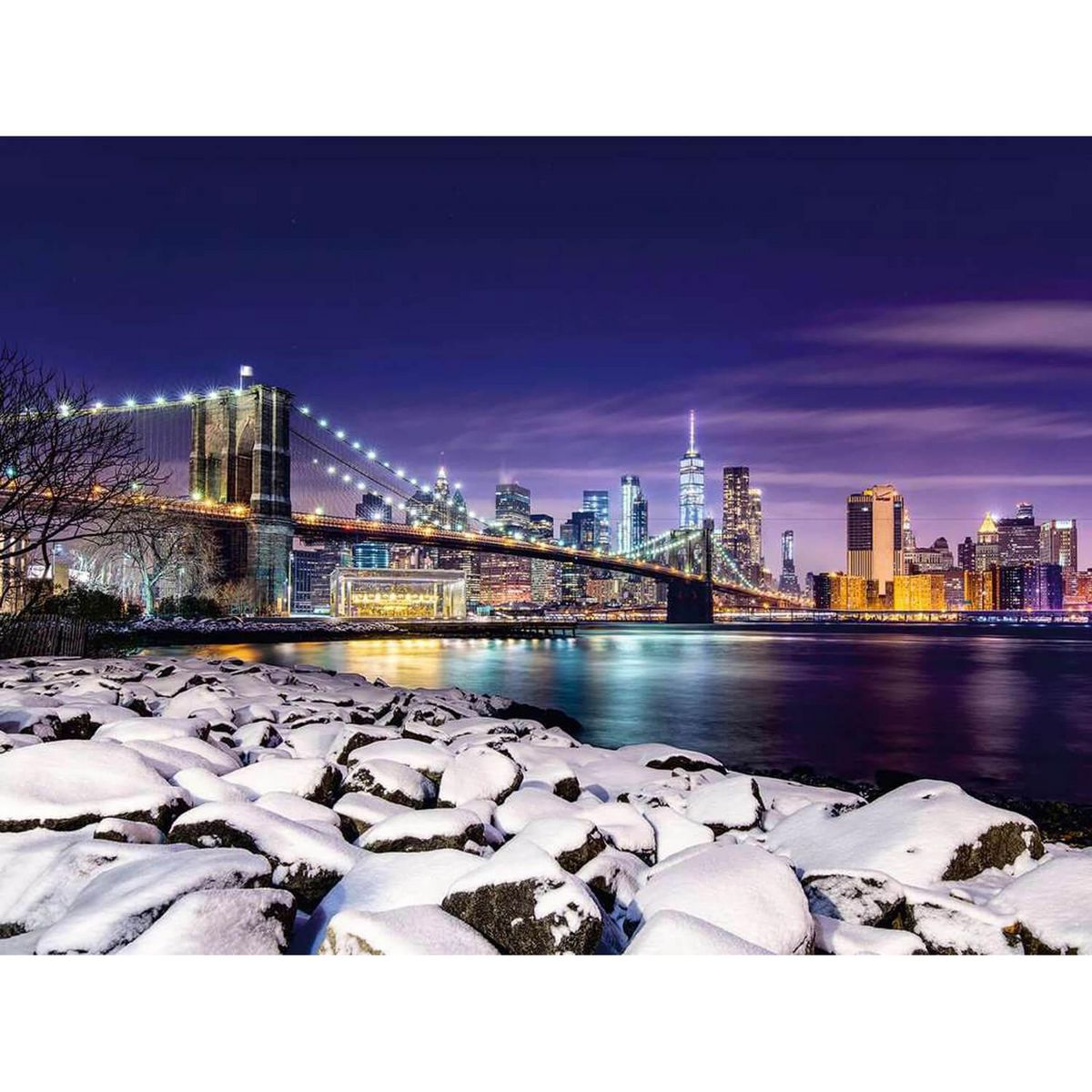 RAVENSBURGER Puzzle 1500 pièces : New York en hiver