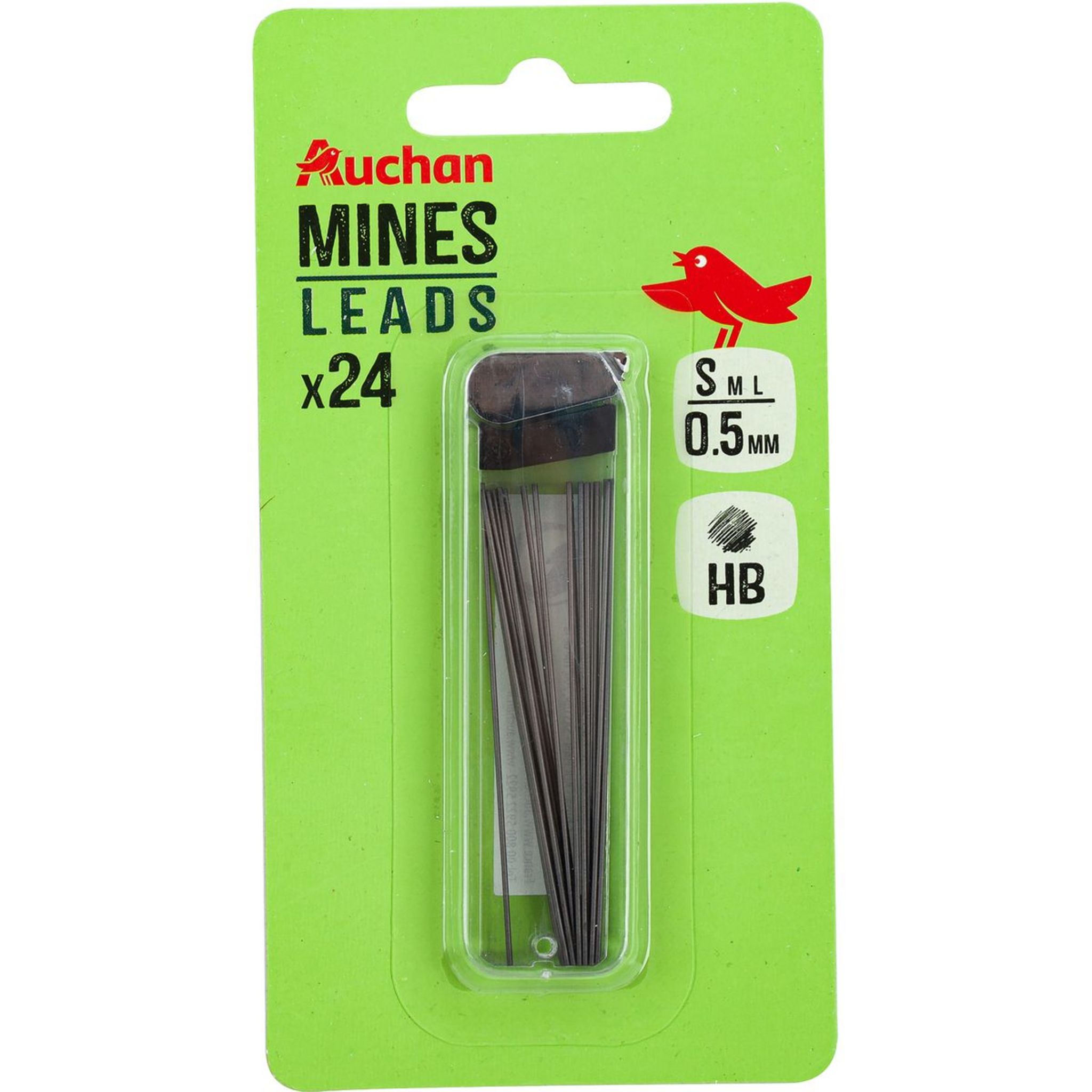 Mines CRITERIUM. Mine de 0,5 mm HB. Boite de 12