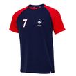 FFF Griezmann T-shirt Fan Marine Homme Equipe de France. Coloris disponibles : Rouge