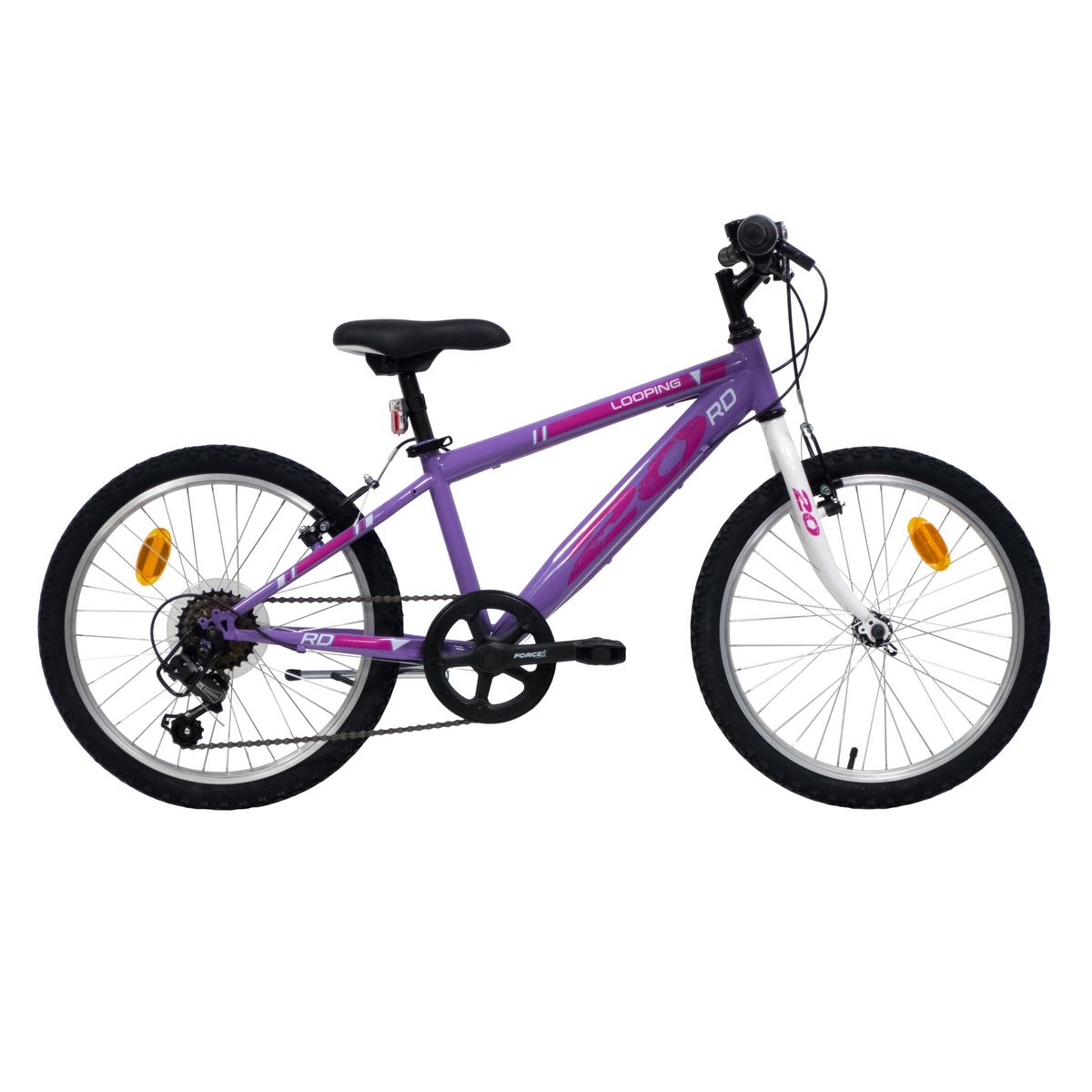 Velo tout suspendu violet 20 pouces