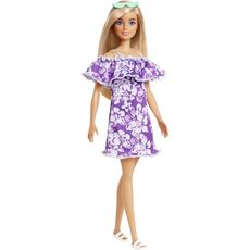 MATTEL Poupée Barbie Aime les océans - Robe fleurie