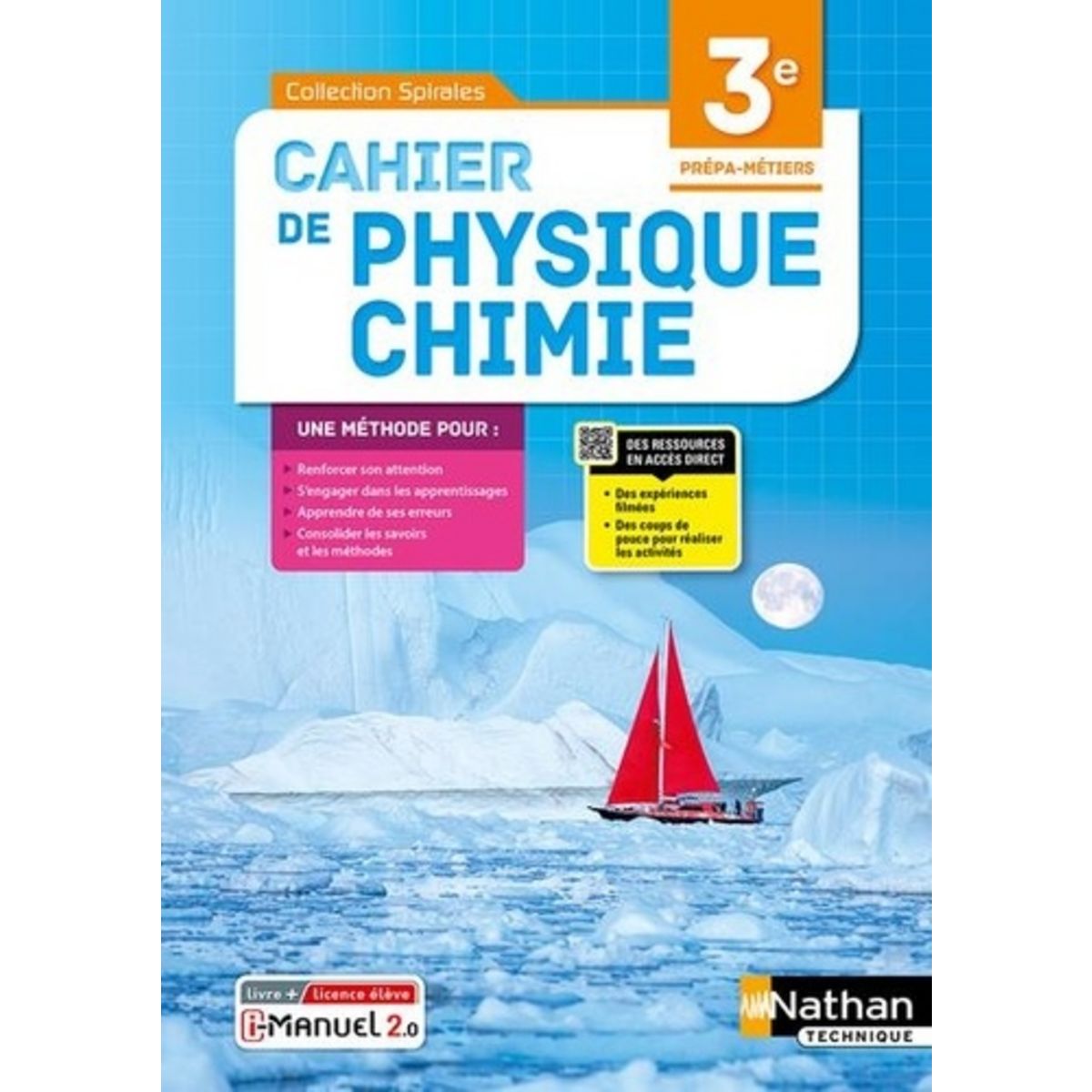 Page De Garde De Cahier De Physique chimie CAHIER DE PHYSIQUE CHIMIE 3E PREPA-METIERS. EDITION 2022, Estevez