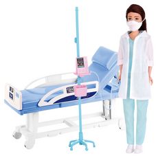 Set urgence médicale avec poupée mannequin - Thème brancard