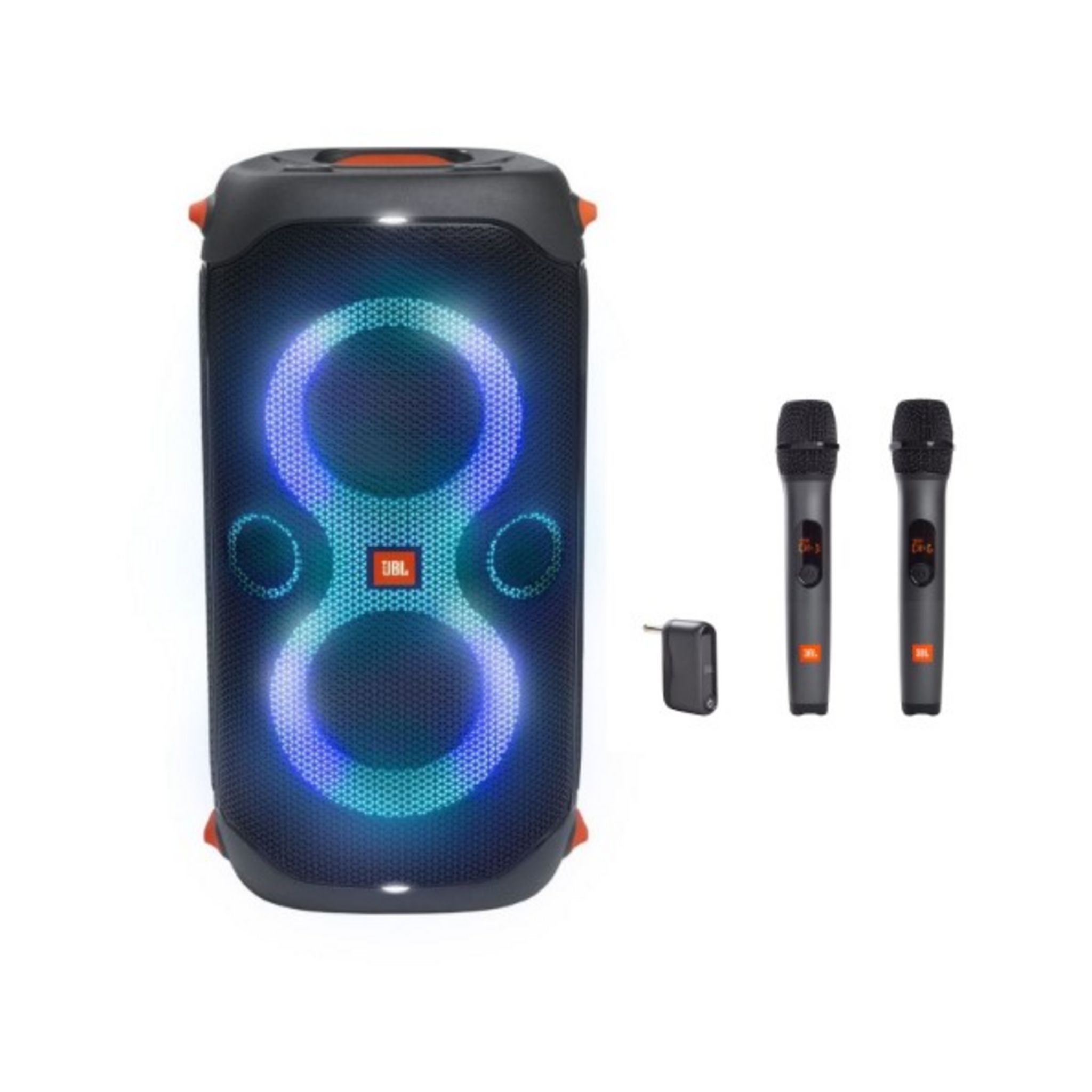 Enceinte Bluetooth JBL PartyBox Encore + Micro Sans Fil, Son Cristallin  avec Autonomie 10 Heures - Noir - Français