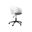 CONCEPT USINE Seater - Chaise de bureau blanc et gris