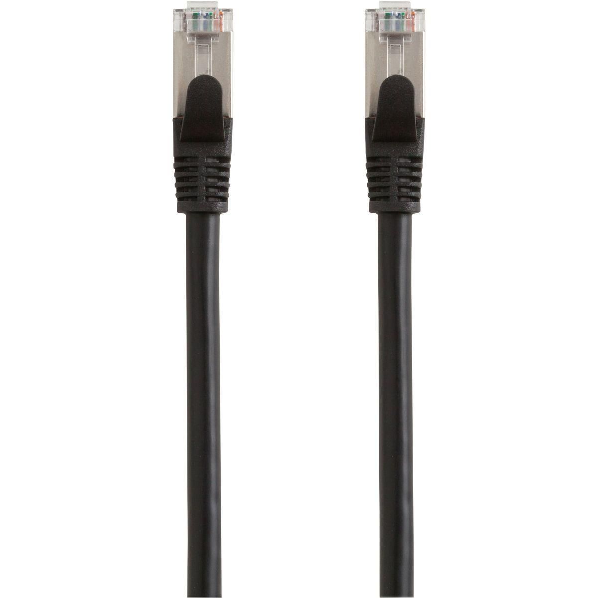 ESSENTIEL B Câble Ethernet 1M Droit CAT6E noir