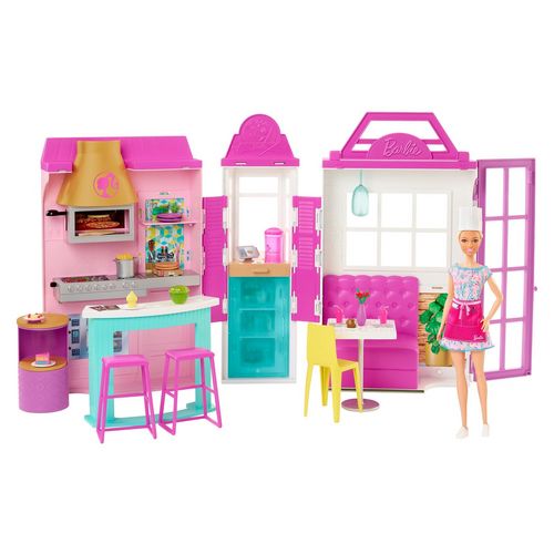 Barbie - Le restaurant de Barbie + poupée