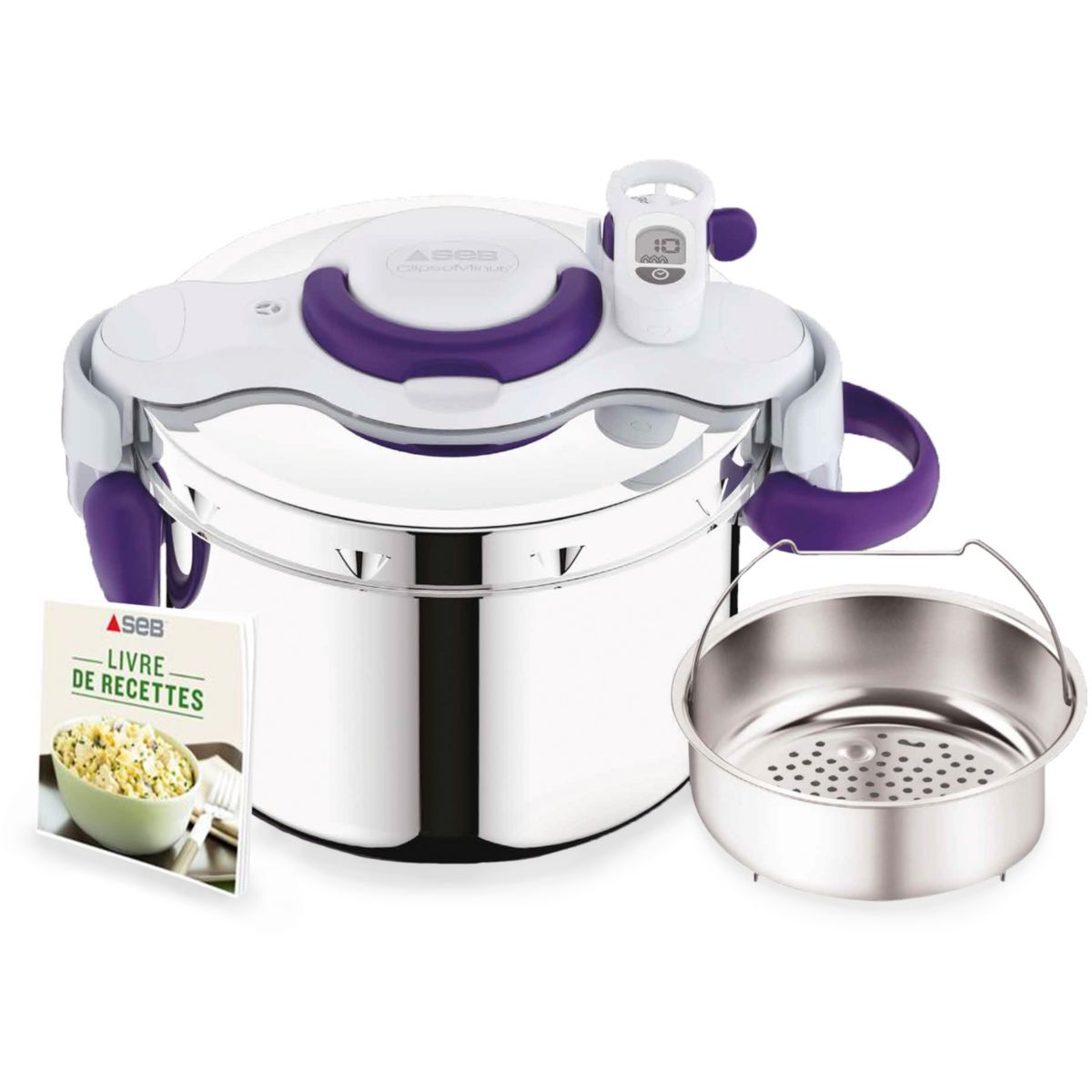 CLIPSOMINUT'® DUO 5L COCOTTE-MINUTE INDUCTION P4705101