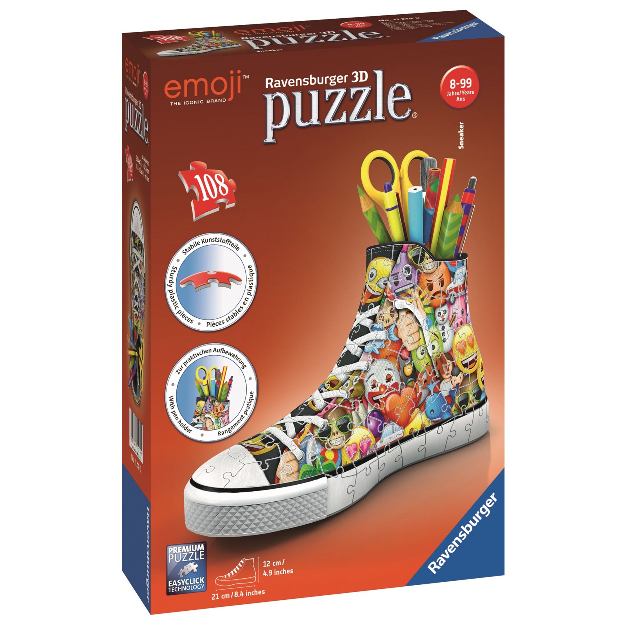 Puzzle 3D 108 pièces sneaker : Naruto - Ravensburger - Rue des Puzzles