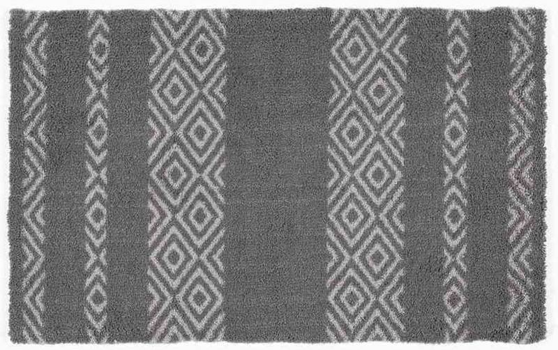 Tapis d'entrée absorbant et écologique, gris clair