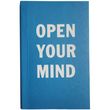 AUCHAN Cahier carton A6 96 pages 70g Open your mind bleu
