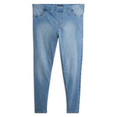 IN EXTENSO Jegging en jean bleu grande taille femme (Stone )
