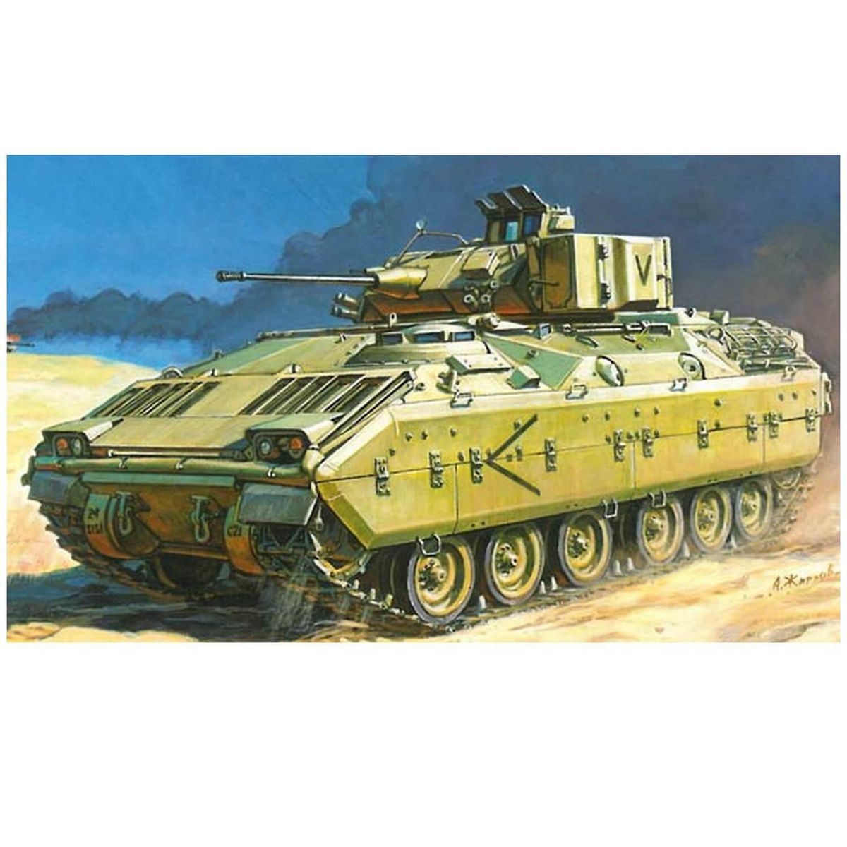 Zvezda Maquette véhicule militaire : M2 Bradley