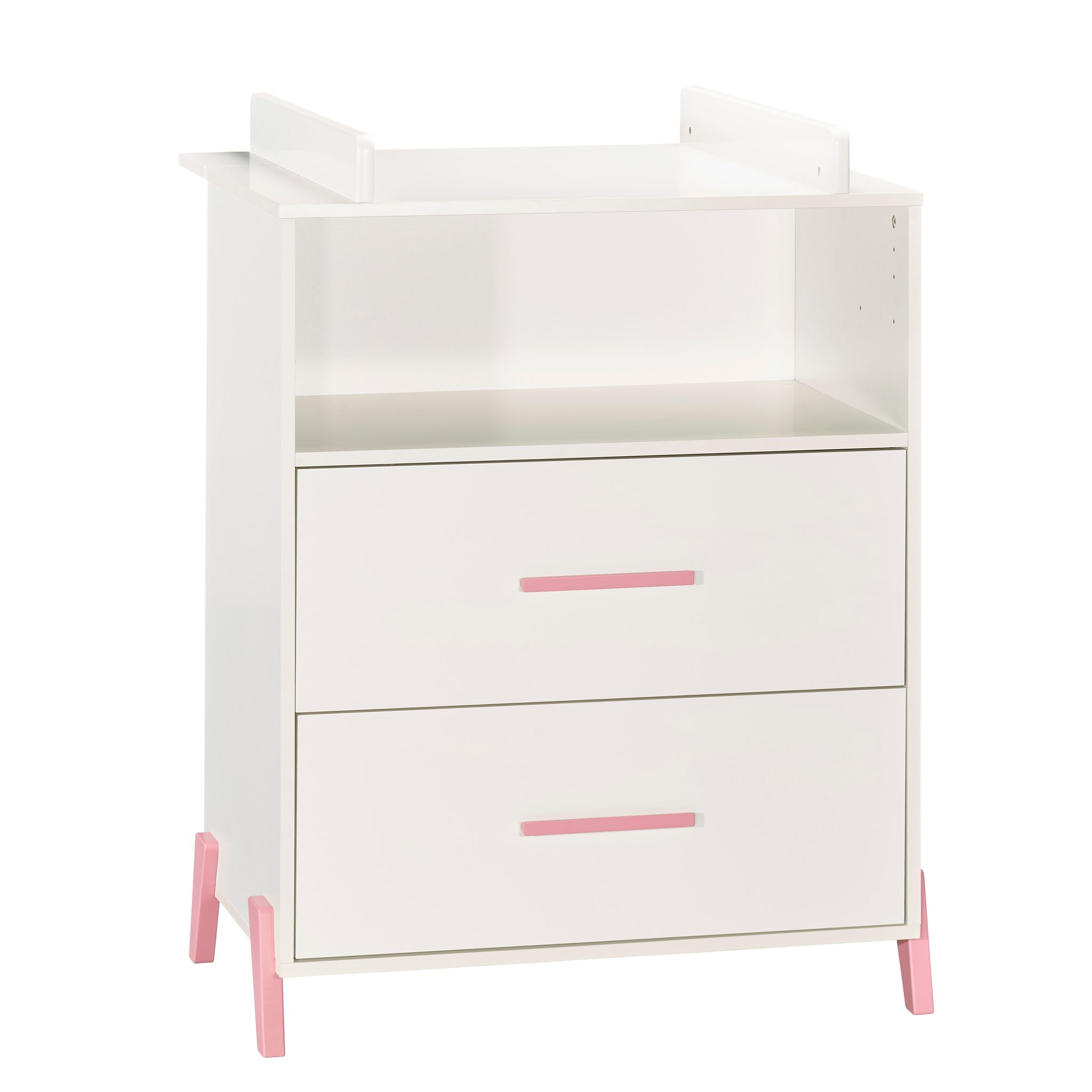 Chambre Bebe Complete Evolutive Joy Coloris Rose Pas Cher A Prix Auchan