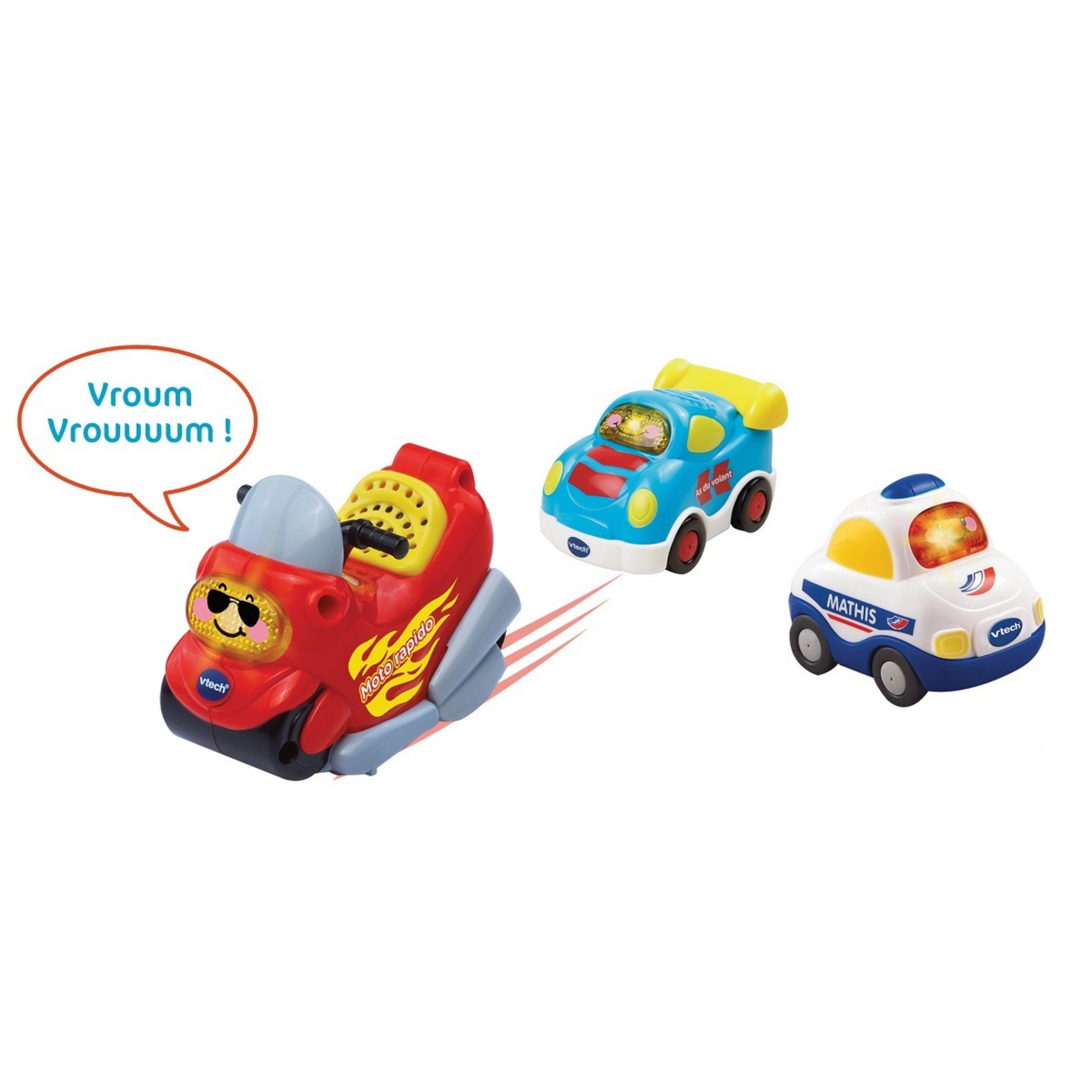 Coffret de voitures pour enfant - Tut Tut Bolides - VTech