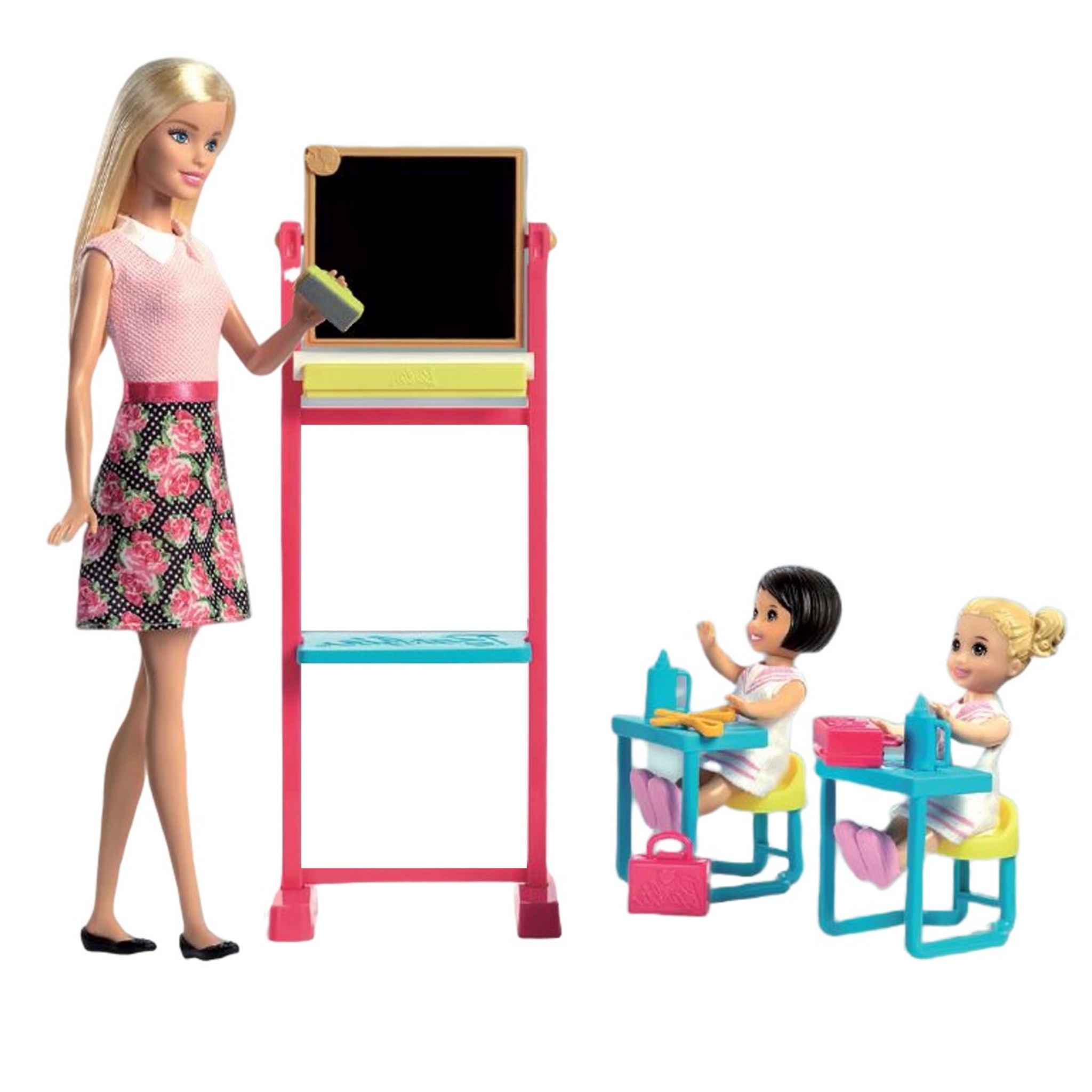 MATTEL Barbie maîtresse d'école et sa classe pas cher 