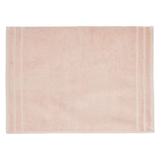 ACTUEL Tapis de bain uni en coton éponge tissé 1000 gr/m2  (Rose pale)