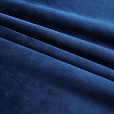 Rideaux occultants et crochet 2pcs Velours Bleu fonce 140x175cm