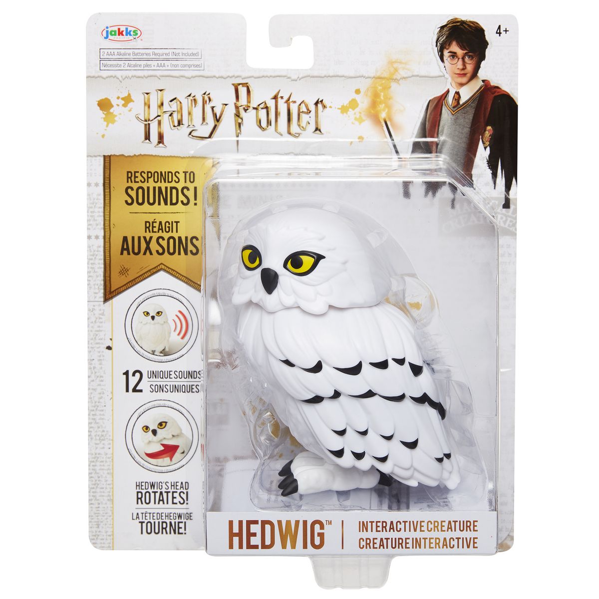 JAKKS PACIFIC Créature interactive 12 cm Hedwige pas cher 