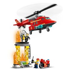 LEGO City 60281 L’hélicoptère de secours des pompiers