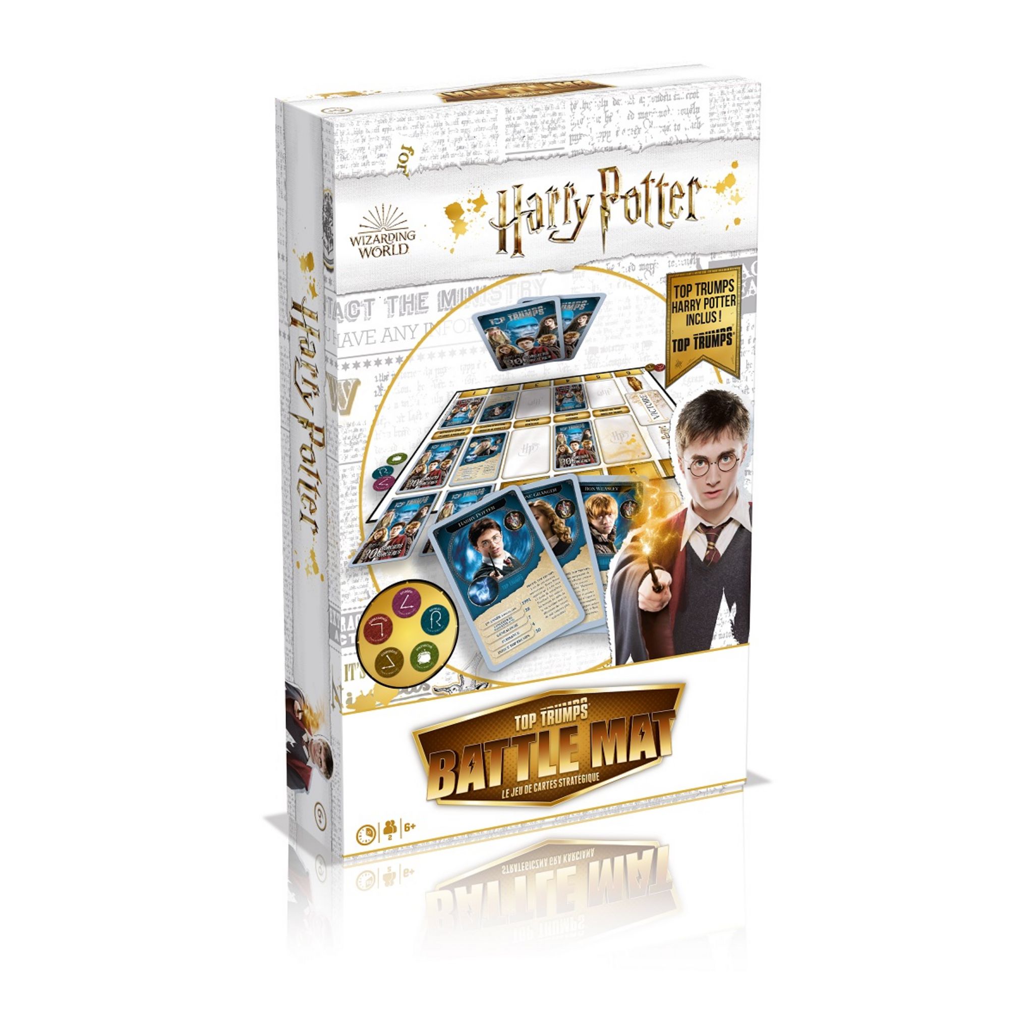 CARTAMUNDI Jeu de Famille Harry Potter - Jeu de cartes 4 en 1 pas