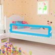 Barriere de securite de lit enfant Bleu 180 x 42 cm Polyester