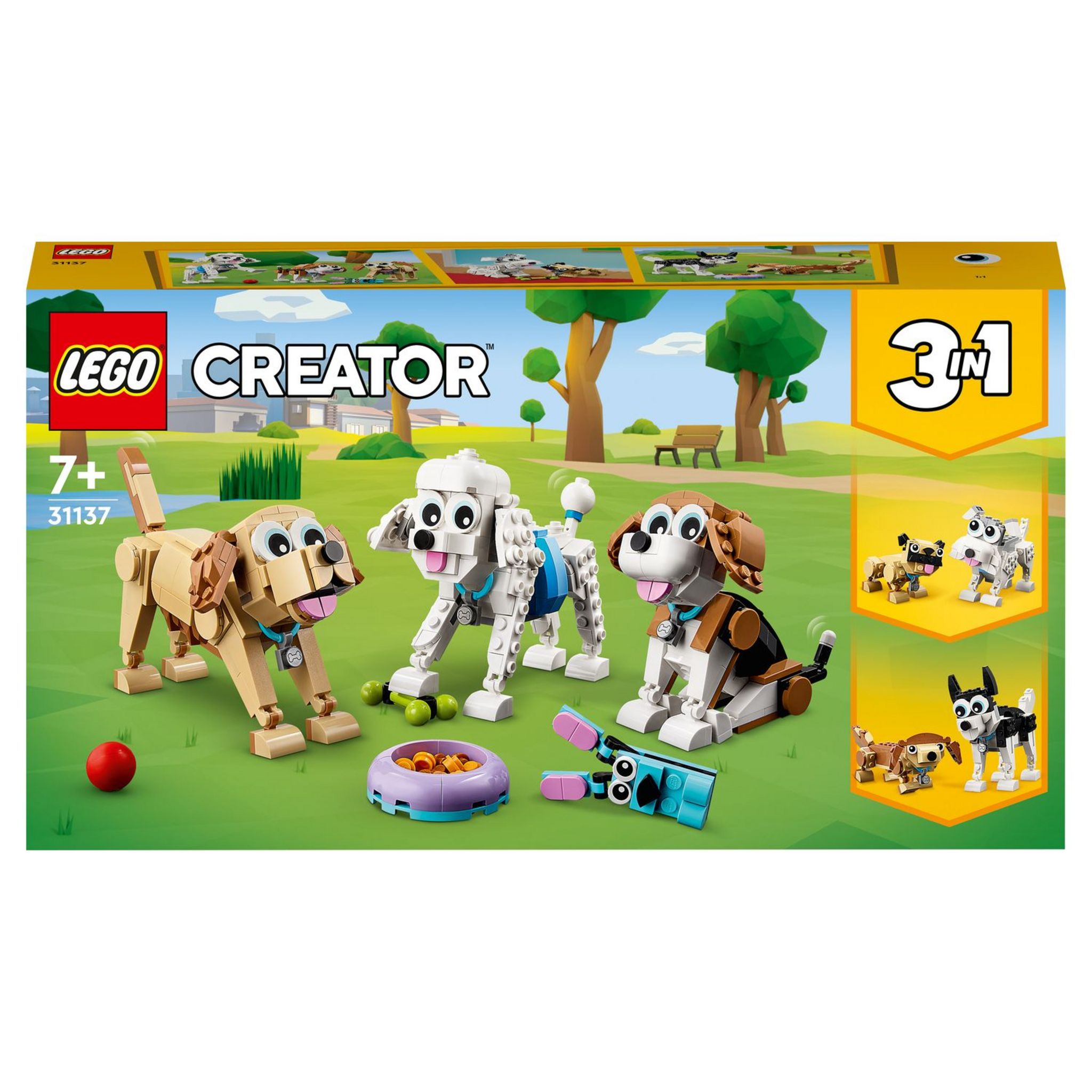 LEGO Creator 31133 Le lapin blanc, Jouet avec Animaux, dont Figurines de  Poisson, Phoque et Perroquet pas cher 