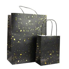 MegaCrea Sac cadeau noir et dor 2 pi ces pas cher Auchan