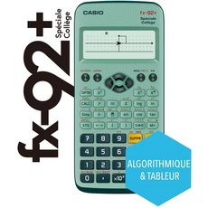 CASIO Calculatrice scientifique spéciale collège Fx-92+ 