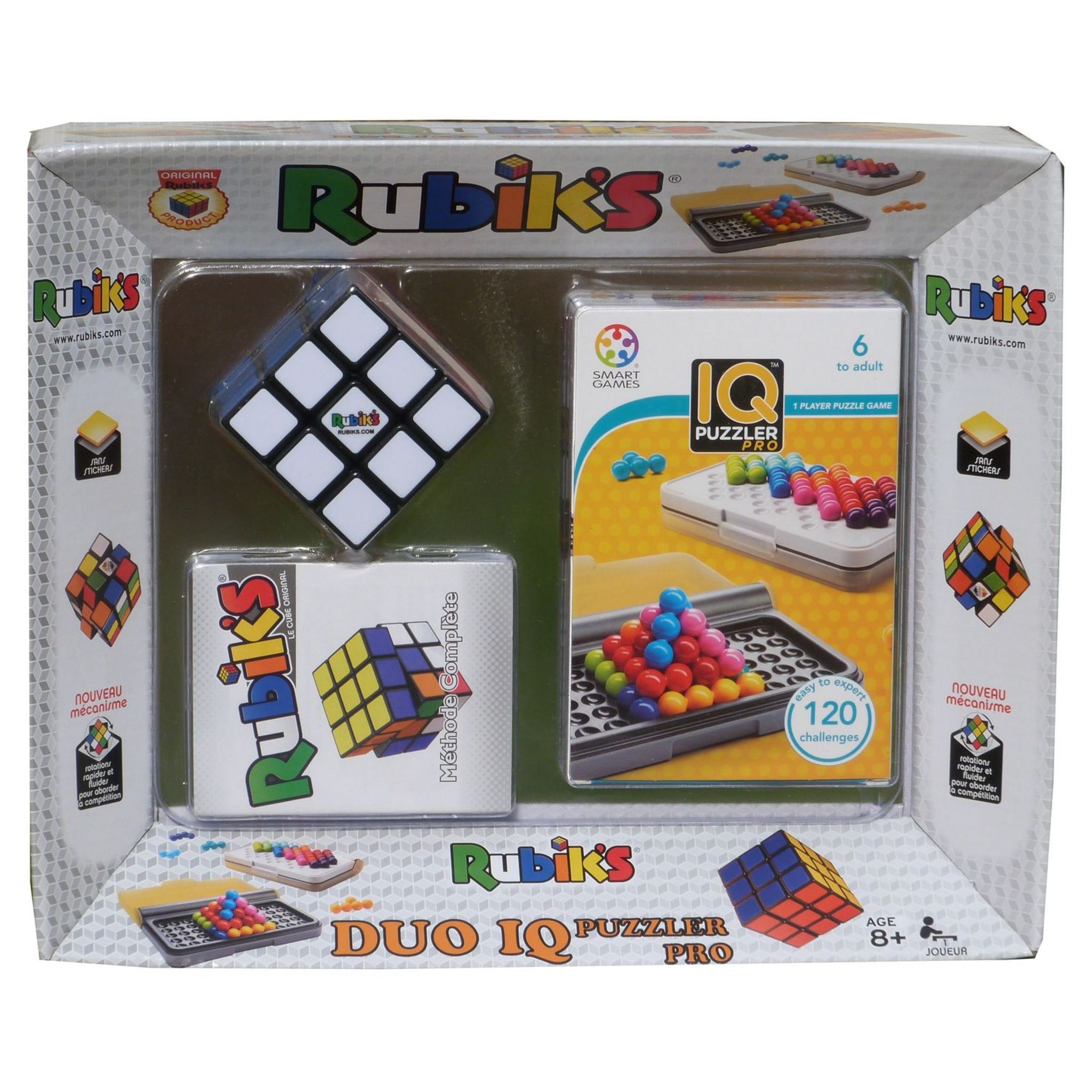 Rubik's Cube Coffret Duo 3x3 + 2x2 - Casse-tête - Spin Master