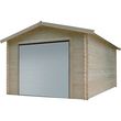 SOLID SUPERIA Garage bois Broome 16,20m² avec porte sectionnelle
