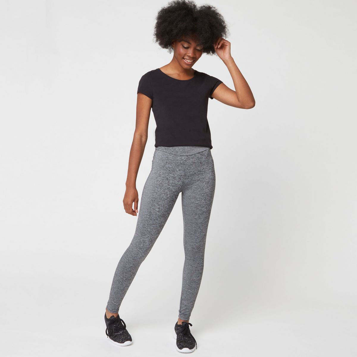 INEXTENSOSPORT Legging gainant gris femme pas cher Auchan.fr