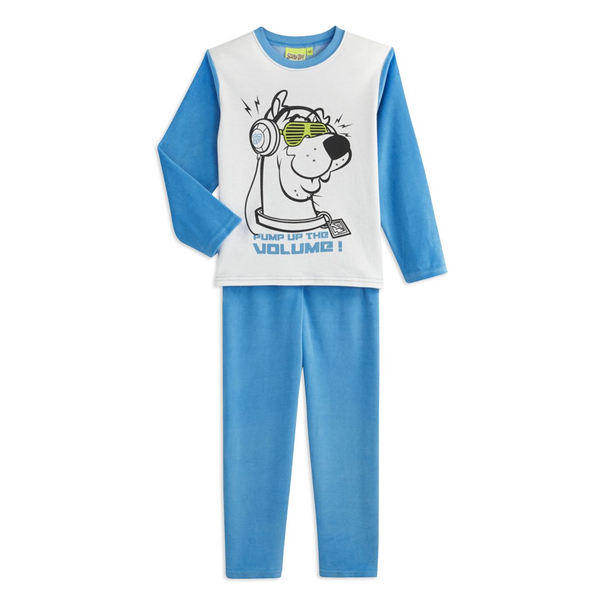 SCOOBY DOO pyjama velours gar on du 3 au 10 ans pas cher Auchan