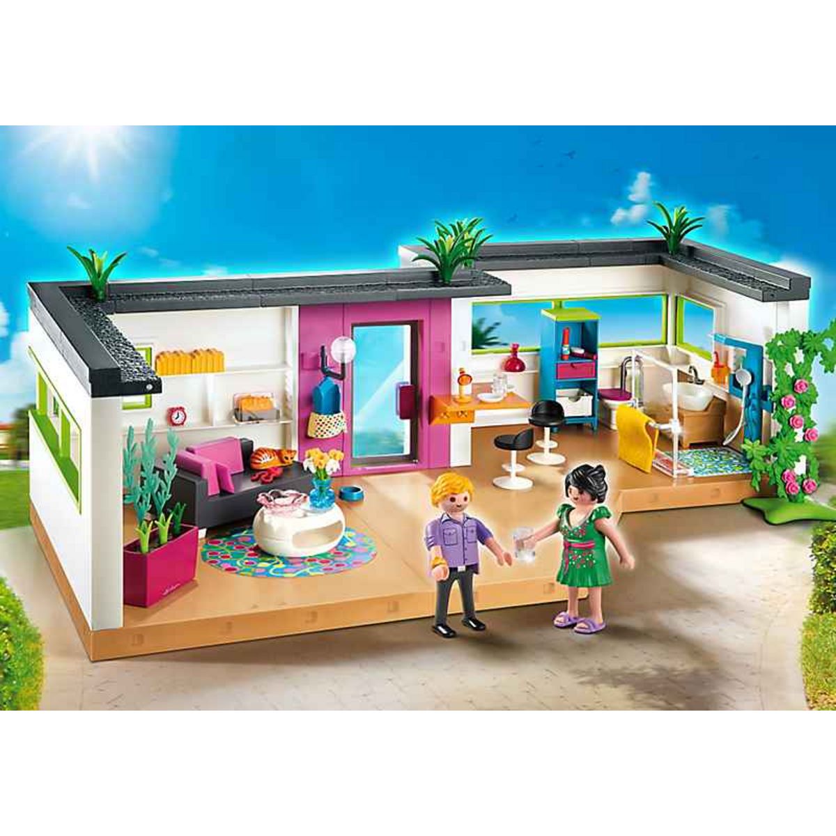 PLAYMOBIL 5574 Maison moderne pas cher 