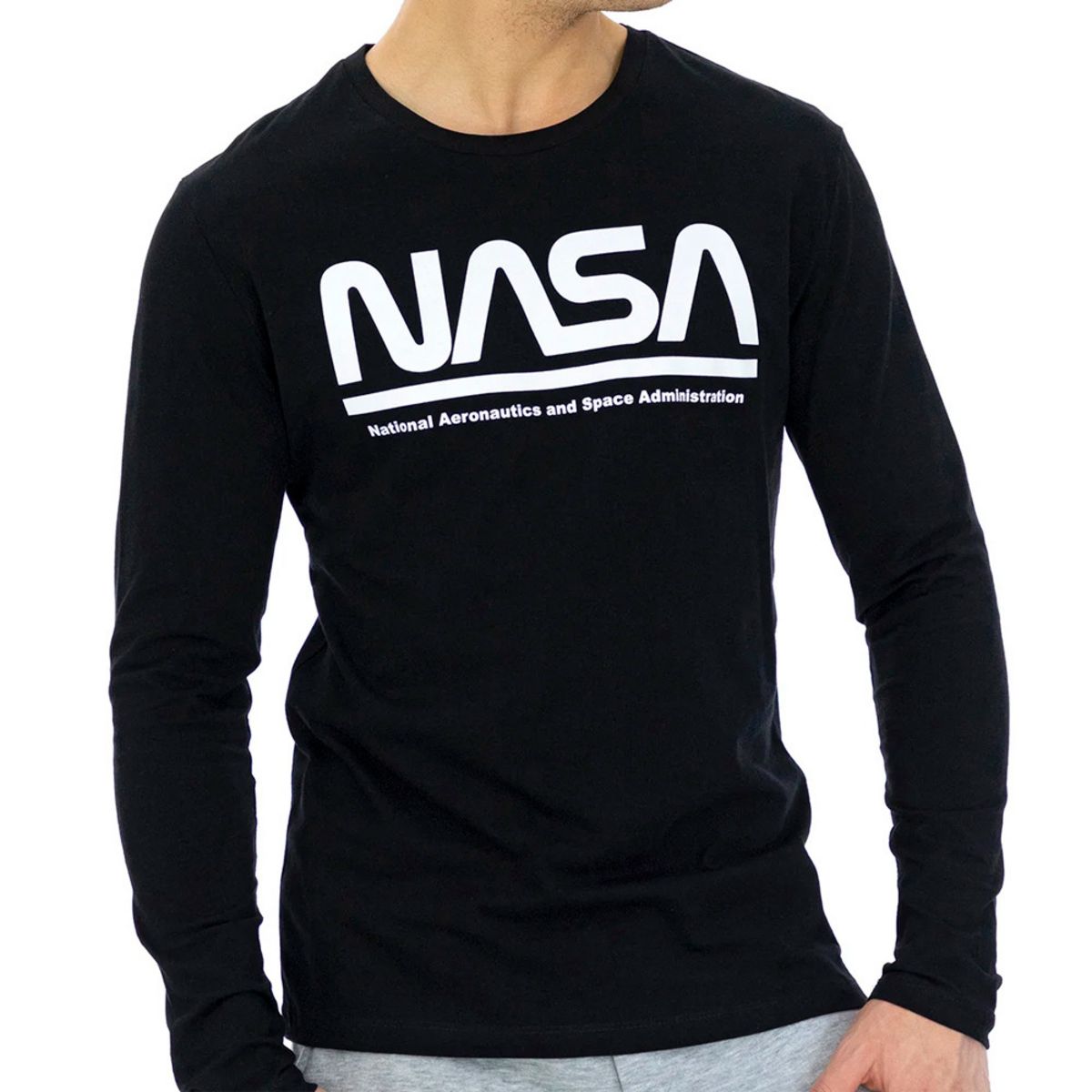 NASA T-shirt Noir Homme Nasa 03T