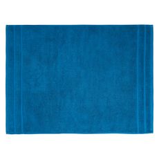 ACTUEL Tapis de bain uni en coton éponge tissé 1000 gr/m2  (Bleu foncé)