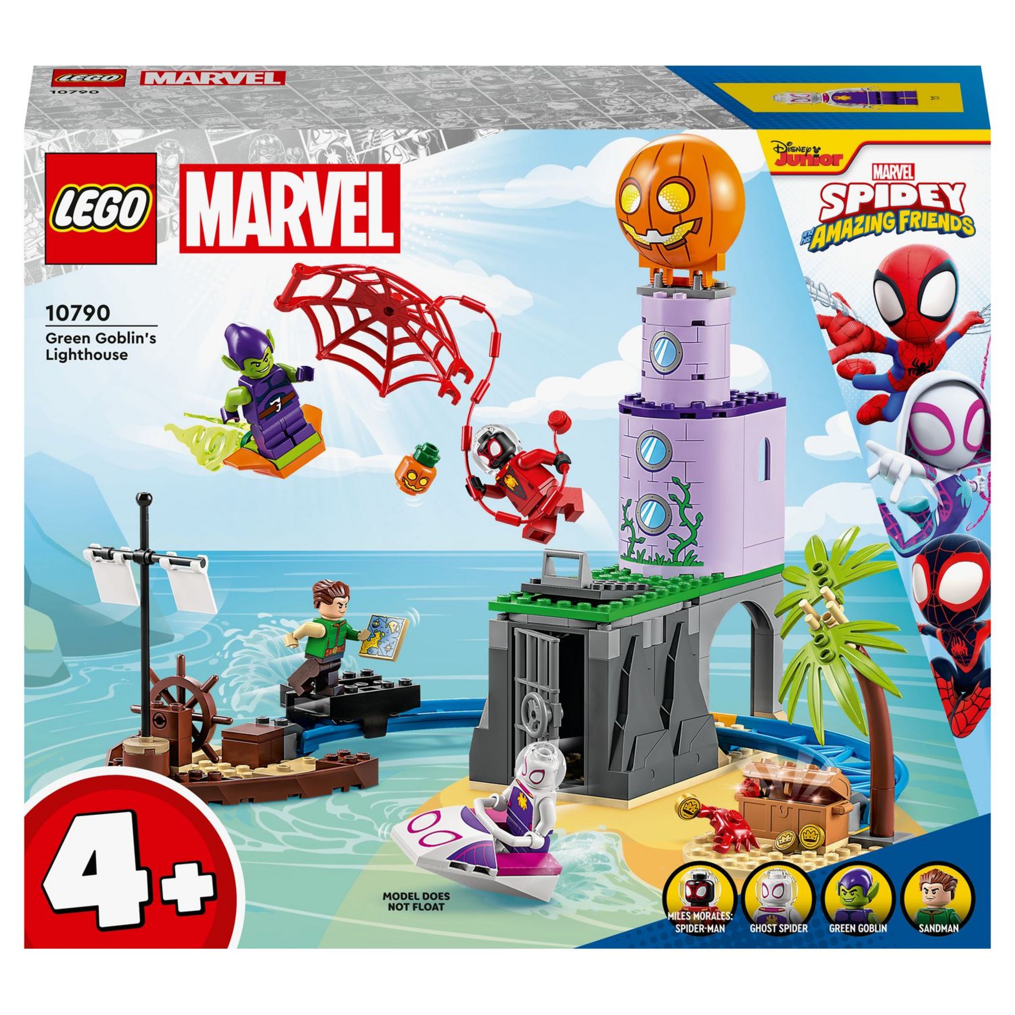 LEGO Marvel 10791 Le QG mobile de l’équipe Spidey, Jouet Enfants 4  Ans avec Minifigurines Miles Morales et Black Panther, Série Spidey et ses  Amis Extraordinaires pas cher 