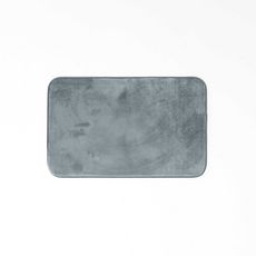 Tapis rectangle 50x80 cm flanelle Flanou gris