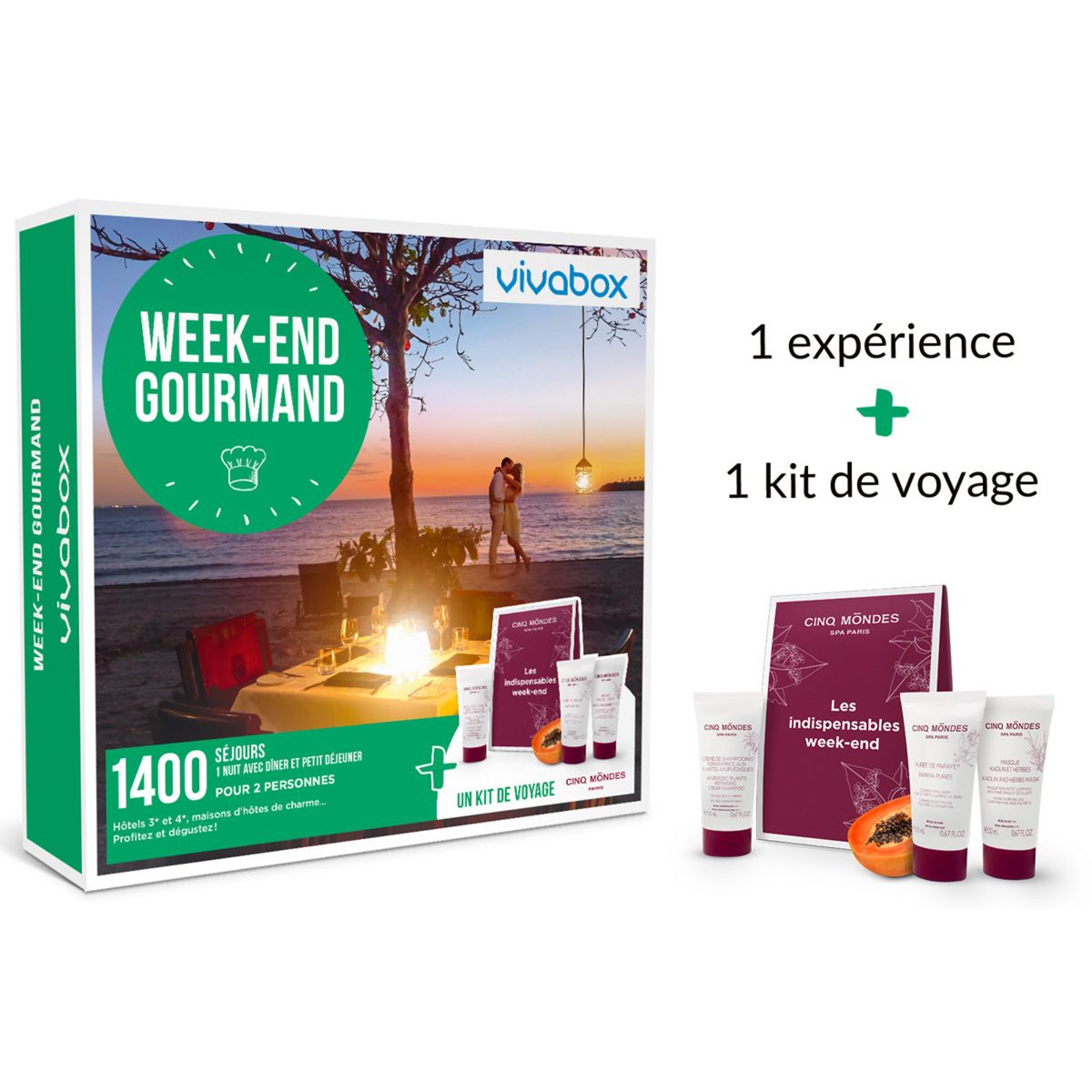 Week End Gourmand En Amoureux Liste Wonderbox Week-end gourmand pas cher - Auchan.fr