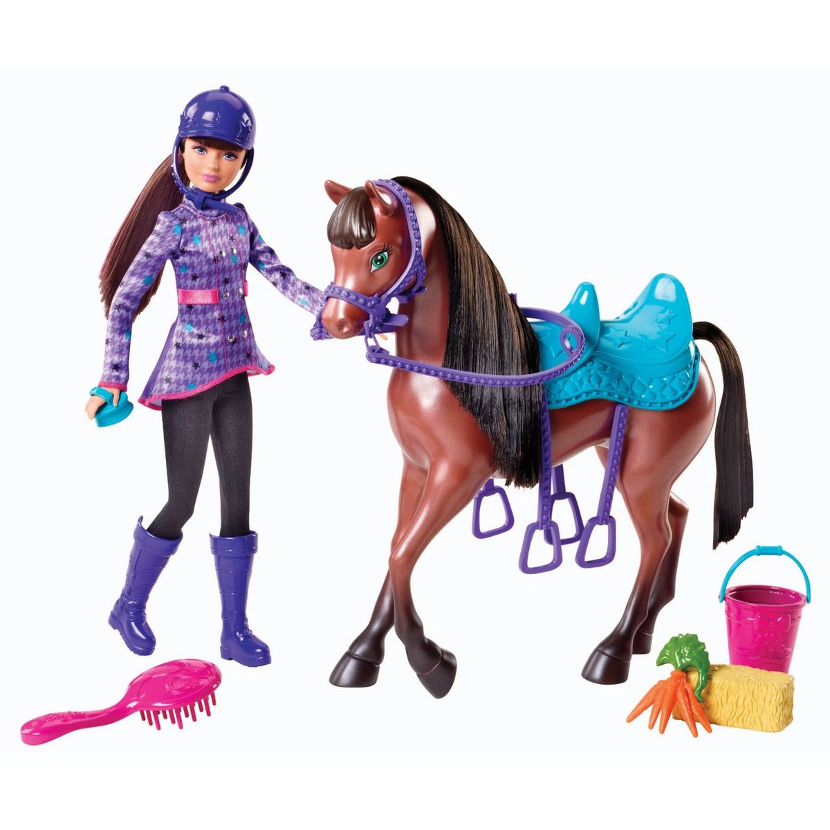 BARBIE Barbie et son cheval pas cher 