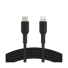 Belkin Câble Lightning vers USB-C 2m noir tresse