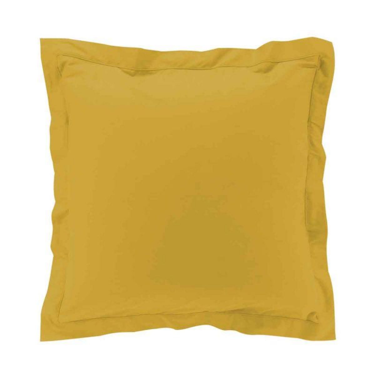 Paris Prix Taie d'Oreiller  Percaline  63x63cm Ocre