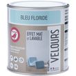 AUCHAN Peinture velour dépolluante bleu floride 0,5L