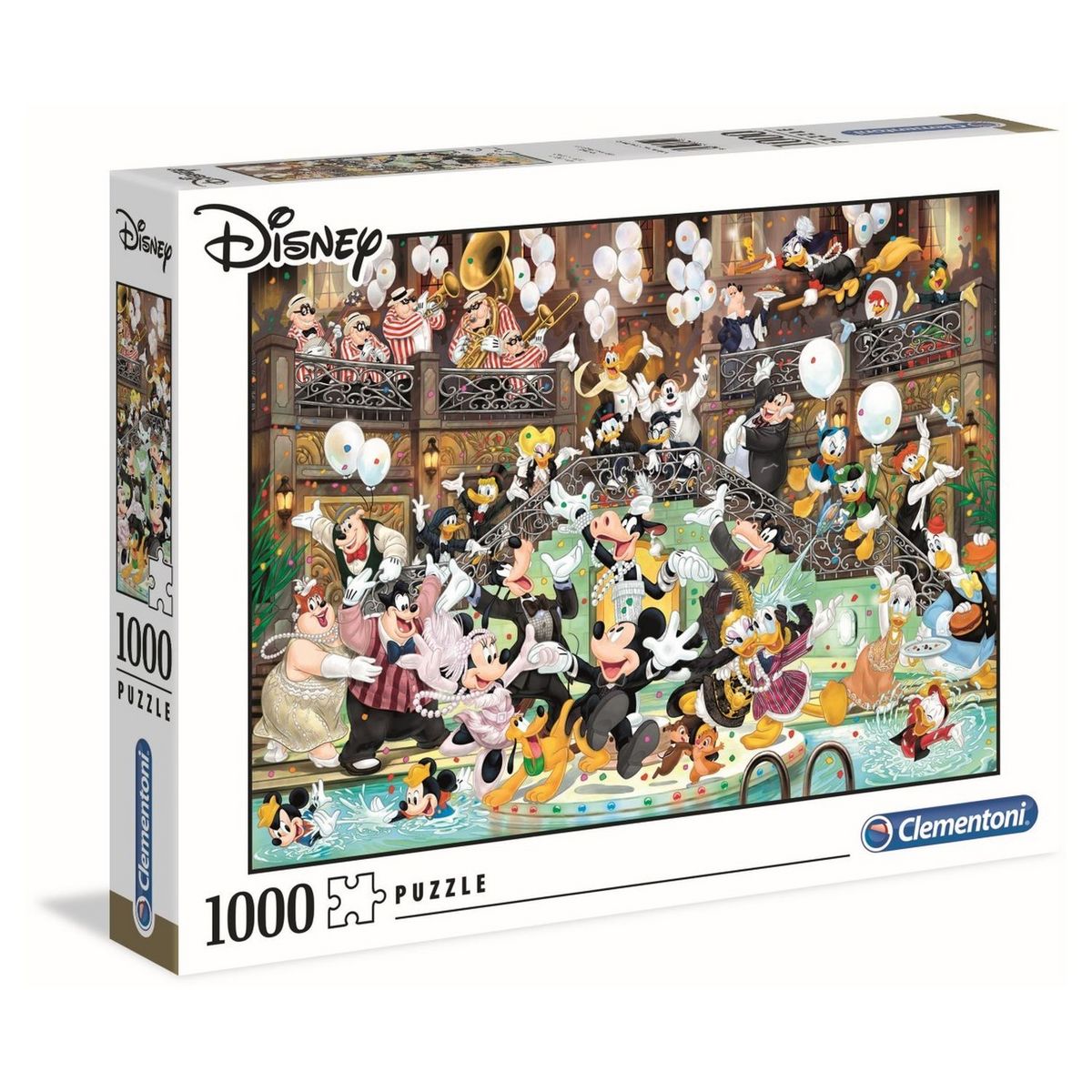 CLEMENTONI Puzzle 1000 pièces 90ème anniversaire de Mickey