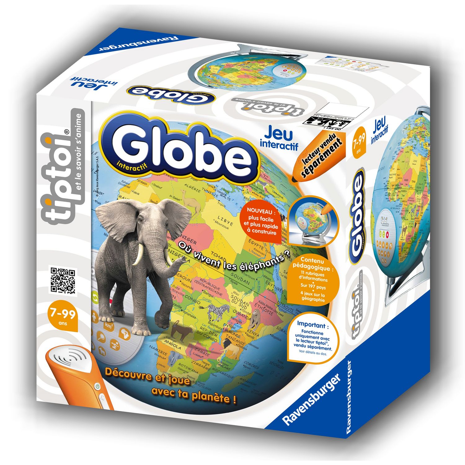 Livre globe interactif Ravensburger tiptoi® - Jouets