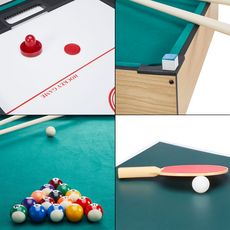 KANGUI Table multi jeux pliable 4 en 1 adulte - Babyfoot - Billard - Ping Pong - Hockey