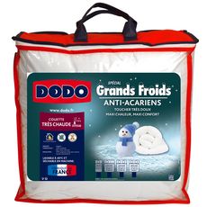 DODO Couette très chaude anti acariens 500 g/m² SPECIAL GRAND FROID