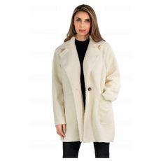 Kebello Manteau molletonn double boutonnage Femme pas cher