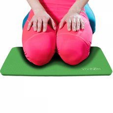 Tapis de yoga, de gym pour genoux 60 x 25 x 1,5 cm (Vert)