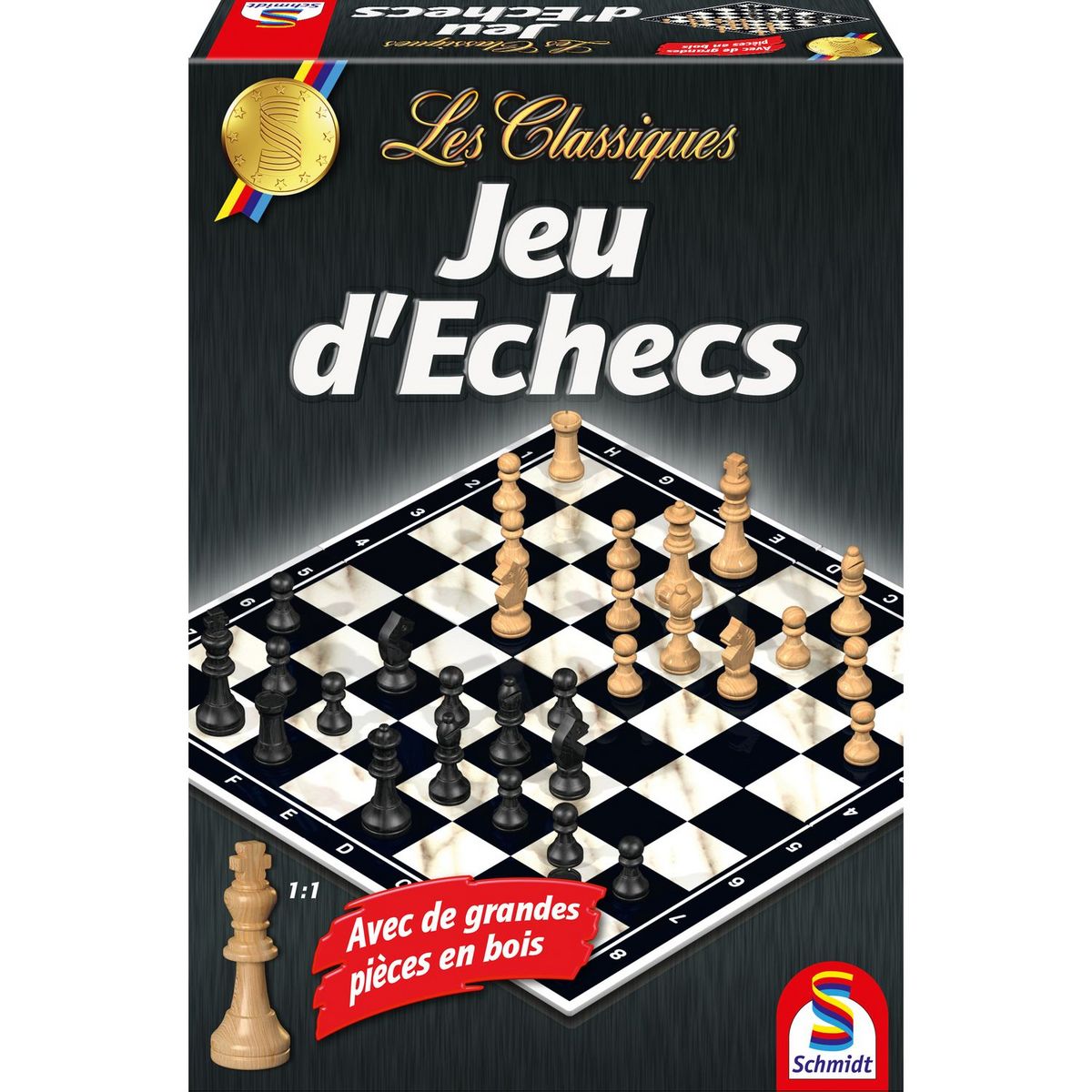 Schmidt Jeu de société - Les Classiques - Jeu d'échecs pas cher